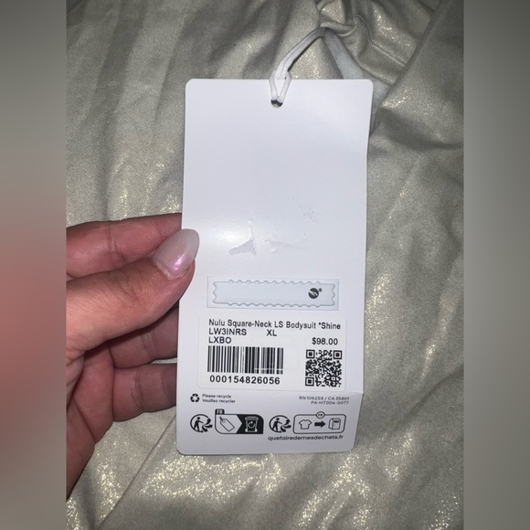 Lululemon Nulu Square-Neck Long Sleeve Bodysuit *Shine (LXBO) | NWT | XL - Picture 12 of 16